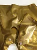 Mustrantas Sexy Gold Men's Fetish Latex Shorts 3D Bolsa Crotch Codpient