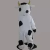 Formato adulto del vestito da partito di Halloween del costume della mascotte della mucca calda di alta qualità