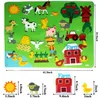 Çocuk Oyuncak Çıkartmalar Çiftlik Hayvanları Hikaye Tahtası Çiftlik Hikaye Kitabı Duvar Asma Dekor Erken Öğrenme Etkileşimli Oyun Çocuk Hediyesi Noel 220826