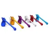 Outdoor Portable Smoke Pipe Keychain Aluminum Alloy Metal Pipes Mini Mushroom Tobacco DHL Free Deliverys