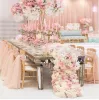 10PCS Shiny Gold Metal Simple Fashion Vase Banquet Garland Decoration Flower Stand Wedding Home Hotel Welcome Table Centerpieces