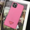 Klassisk designer telefonfodral för iPhone 12Promax 13Pro 13 11 Pro Max 12 Mini XR XS 7/8 Plus Luxury Black Pink Pu Leather Protection Shell