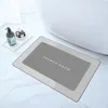 Mattor Anti-Slip Soft Diatomite Bath Mat Water Absorbent Pad For Washroom duschrum Dörröppning Hemtextiler 1127 E3