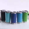 20 oz Tumbler Voyage Voiture Tasse Double Paroi Froide ou Chaude Bière Tasse À Café Flacons À Vide Isolé En Acier Inoxydable Thermos Bouteille D'eau