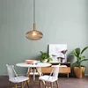 Pendant Lamps Nordic LED Glass Lampshade Lamp Indoor Lighting Modern Loft Metal Home Decor Lights For Dining Room Hanging