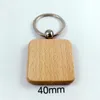 Wooden Keychain With Lettering Small Woodens Pendant Beech Keychains Graduation Special Gift party favor BWE13923