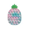 Fidget Decompressie Siliconen Regenboog Camouflage Pineapple Toys Fun Stress Relief Toy at Work Opening the Flip Jigsaw door op Finger 2022 te drukken