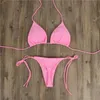 Sexy Women Summer Swimwear Bikini Set Bra Tie Side G-String Thong Beach Triangle Suit Swimsuit Bathing Suit Swimming