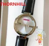 Orologio di lusso Women Leather Watch 38 مم حركة كرونوغراف عالية الجودة جودة الكوارتز ثلاثية مصمم إبرة أفضل لاعب في الأزياء الرياضية الأوروبية