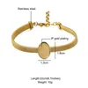 Bracelets porte-bonheur acier inoxydable vierge marie médaille Bracelet pour femme métal doré fille chaîne réglable ReligiousCharm
