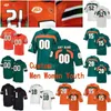 Nik1 Miami Hurricanes Football Jersey 9 Gerald Willis III 26 Sean Taylor 20 Reed 87 Reginald Wayne 97 Jonathan Garvin NCAA College Men Men