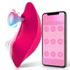 Giocattoli del sesso Massaggiatore App Bluetooth Vibratore del dildo Aspirazione remota senza fili Vibrazione del pompino Vibratori per le donne Giocattoli del sesso sexy s