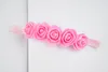 22 Colors Hair Accessory Band Baby Headband Little Girl DIY Five Rose Hairbands Garland Flower Grosgrain Boutique For Party6056708