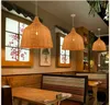 Lampy wiszące nowoczesne światła ręcznie tkane rattan wiszący restauracja wyposażenie kuchni przemysłowe oświetlenie art.