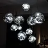 Pendants lampes modernes LED PVC LAVA LUMILES PROSDE LAMPE SALLE SALLE Villa Light Dining Home Decor