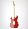 Guitare électrique rouge translucide modifiée ST57/ASH