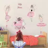 Leuke dansende balletmeisje muurstickers voor kinderkamers meisjes kamer slaapkamer sprookjes prinses kinderkamer behang babykamer decoratie