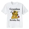 Matching Family Outfits For Birthday Lion King Cartoon Theme Kids Tshirt Birthday Boy Funny Party Present Clothes Father Mother 220531