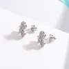 Clip-on & Screw Back 14K Rose Gold Bizuteria 1 Carat Diamond Clip Earring For Women Gemstone Oorbellen Bijoux Femme Garnet Earrings Party Je