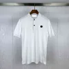 Camisetas de hombre Camisas Verano Diseñador de moda Carta Bordado Camisa Ropa Corta 3 PFP6