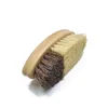 Brosse à Fruits et légumes en Sisal de bambou naturel, outils d'épurateur de pommes de terre de cuisine, brosses de nettoyage de carottes de maïs