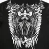 Gotisk grafisk tryck Lös Tshirts Casual Retro Grunge Fairycore Toppar Tee Streetwear Dark Academia 90s Kläder 220402