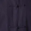 メンズトラックスーツ中国語の男子ソリッドジャケットトラウザースーツカジュアル服高品質のコットンリネンウーシュイチーシセットマンズメンズメ