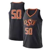 Xflsp College Oklahoma State Stitched College Basketball Jersey 0 Avery Anderson III 2 Cade Cunningham Jersey 13 Isaac Likekele Keylan Boone Mason
