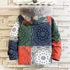 Herren-Daunen-Parkas für Herren, schöne dicke warme Herren-Winterjacke, Parka, lässig, lose Windjacke, Harajuku-Herren-Übergroße-Mäntel mit Kapuze, Patch