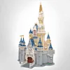 Block 16008 Film The Princess Castle Building Blocks 4080pcs Street View Model Kits 71040 Bricks Education Toys T230103