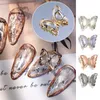 3D Crystal Butterfly Nail Art Decorations Entry Lux Alloy Zircon Nail Sequins Diamond Decals