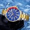 Luxury Military Gold Watch Mens Sports Diver Quartz 30atm Waterproof Luminous Date Wristwatches Relogio Masculino