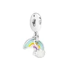 Breloques en argent Sterling 925, nouveau produit, couleur arc-en-ciel, ballons, perles adaptées au Bracelet, accessoires de bijouterie à faire soi-même