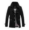 Brand Male Overcoat Long Jacket Men Trenchcoat Windbreaker Outfit Cotton Clothing L220725