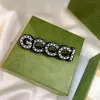 Vrouwen Mode Haarspeldjes Designer Sieraden Haarspeldjes Nieuwe Ontwerpers Haarspelden Dames Voor Feest Bruiloft Letters Met Diamanten G226185F