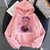 Anime Ganyu Kawaii Hoodie Genshin Clothes Mulheres Hot Game Print Colors 39 Sweethirs de grandes dimensões estéticas harajuku y2k y220713