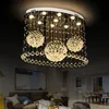 Plafonnier LED ovale en cristal de luxe, design moderne et créatif, éclairage d'intérieur, luminaire décoratif de plafond, idéal pour un salon ou une cuisine