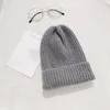 Beanie/Skull Caps Fashion Wool Knitted Autumn Winter Women Mens Elastic Baggy Thicken Flanging Beanies Wholesale 20 Colors Hats Davi22