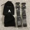 Bälten Rollercoaster Safety Belt 1017 Alyx 9SM unisex Metal Buckle Canvas Hip Hop Belt Beltts