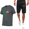 Survêtements pour hommes Moto Aprilia Impression Vêtements de sport pour hommes Deux pièces Fitness Uniforme confortable T-shirt à manches courtes Shorts Suitmen