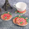 Tappetini Natale Ceramica Isolamento termico Sottobicchiere Goccia d'acqua Ceramica Presina Decorazione natalizia Tovaglietta Regalo promozionale personalizzabile ZL1120