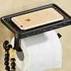 Antyczna mosiężna mobilna toaleta Tssue Paper Roll Rolder Rack Brack Accessory WF1027 220812