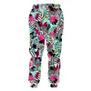 CJLM Modello di Stampa Pantaloni di Stampa 3D Zebra Fiori Tropicali Colorati Pantaloni Classici Moda Casual Divertente Street Style 7XL 220623