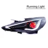 현대 소나타 8 LED 헤드 라이트 어셈블리 2011-2016 DRL 회전 신호 앵글 눈 프로젝터 렌즈 용 자동차 하이/ 저 빔 헤드 라이트