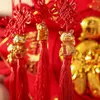 Deko-Objekte, Figuren, 8 Stück, chinesische Knotendekoration, goldenes Jahr des Tigers, Glücksbringer, rote hängende Feng Shui-Dekoration