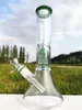 12 tum svamp eller geléfiskfilter Hookah Glass Bong Recycler Pipes Water Bongs Smoke Pipe 14mm Bowl