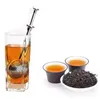 Ny tepårkula Tryck TEA INFUSER Löst bladverktyg Herbal Teskoon Filter Diffuser Home Kitchen Bar Drinkware rostfritt stål