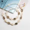 Chokers Böhmen Vintage Cowrie Conch Shell Pendant Halsband Armband Handgjorda Natural Seashell Ocean Sea Beach SMycken Kvinnor Acces4293140