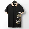 2022 tasarımcı şerit polo gömlek t shirt yılan polos arı çiçek erkek Yüksek sokak moda at polo lüks T-shirt v00008