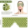 Natuurlijke Jade Oogmasker Koeling Slaap Koude Therapie Facial Spa Anti Aging Wallen Blinddoek Eye Massager Ontspanning Gift220429